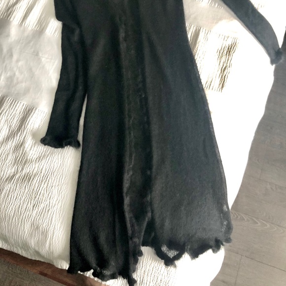 TALULA BABATON | ARITZIA Mohair Long Open Sweater - Picture 3 of 10